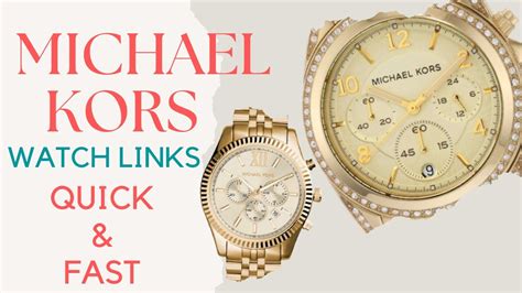 michael kors watch remove links|michael kors watch replacement screws.